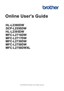 Brother HL L2395 manual. Camera Instructions.